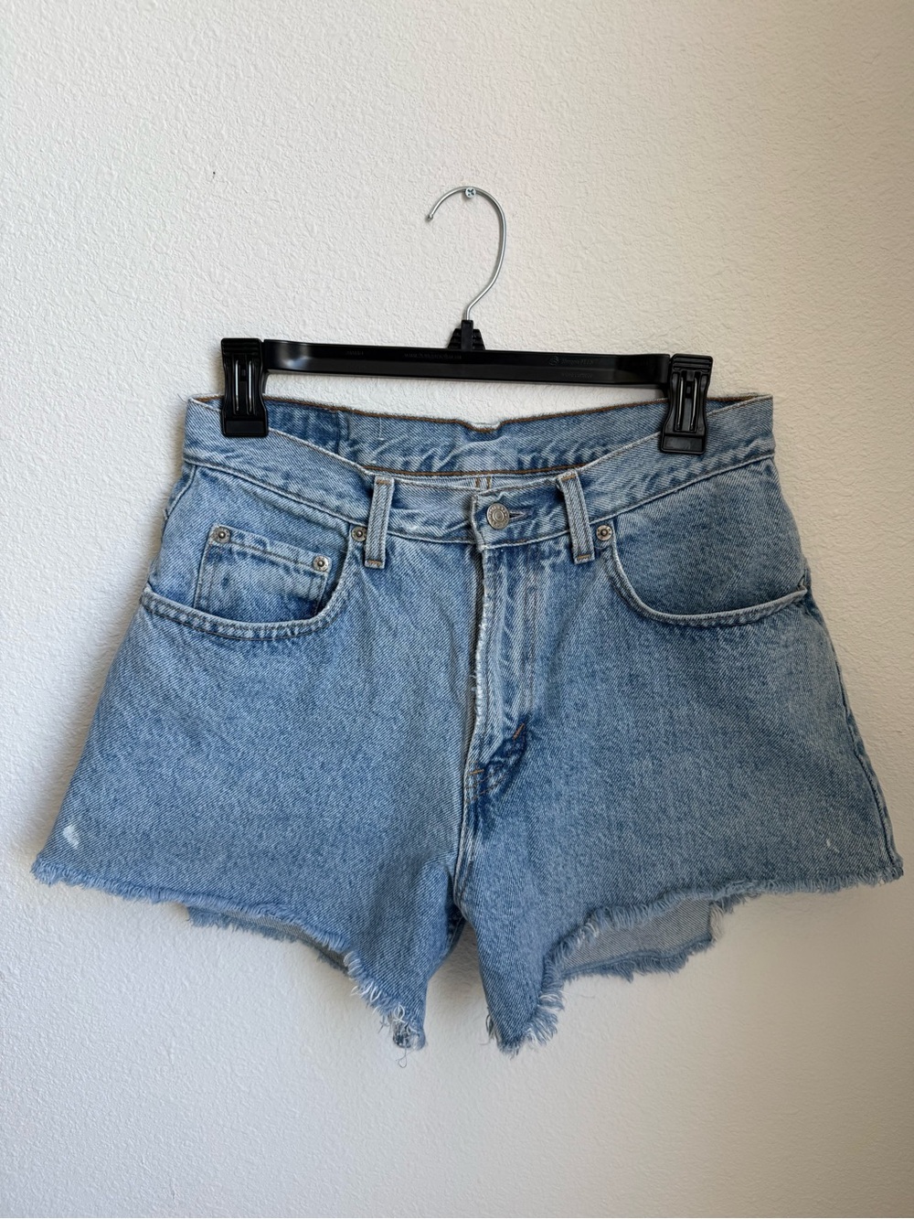 High-Rise Vintage Baggy Gap Light Blue Denim Cutoff Shorts
